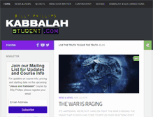 Tablet Screenshot of kabbalahstudent.com